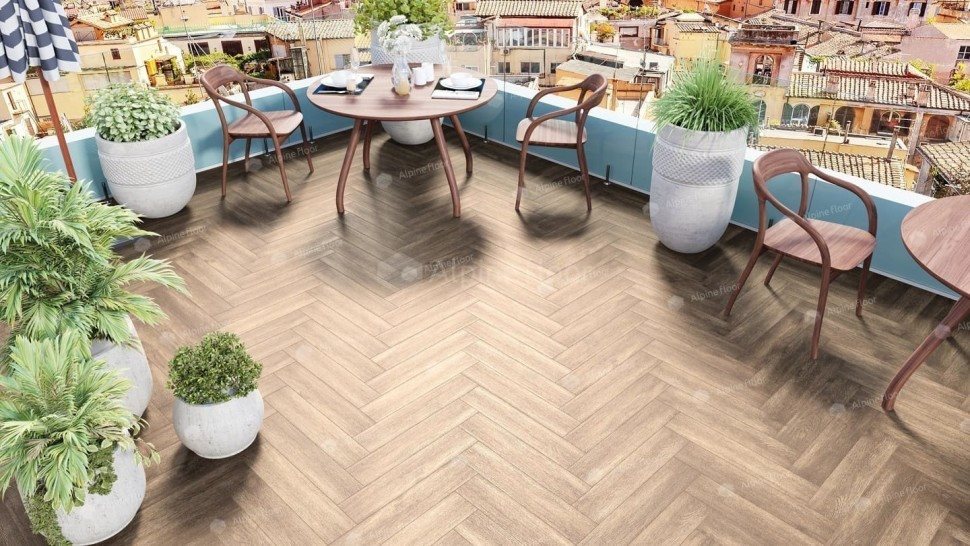 Виниловая плитка "Alpine Floor" Parquet LVT Макадамия (590*118*2,5 мм) — купить в Сочи