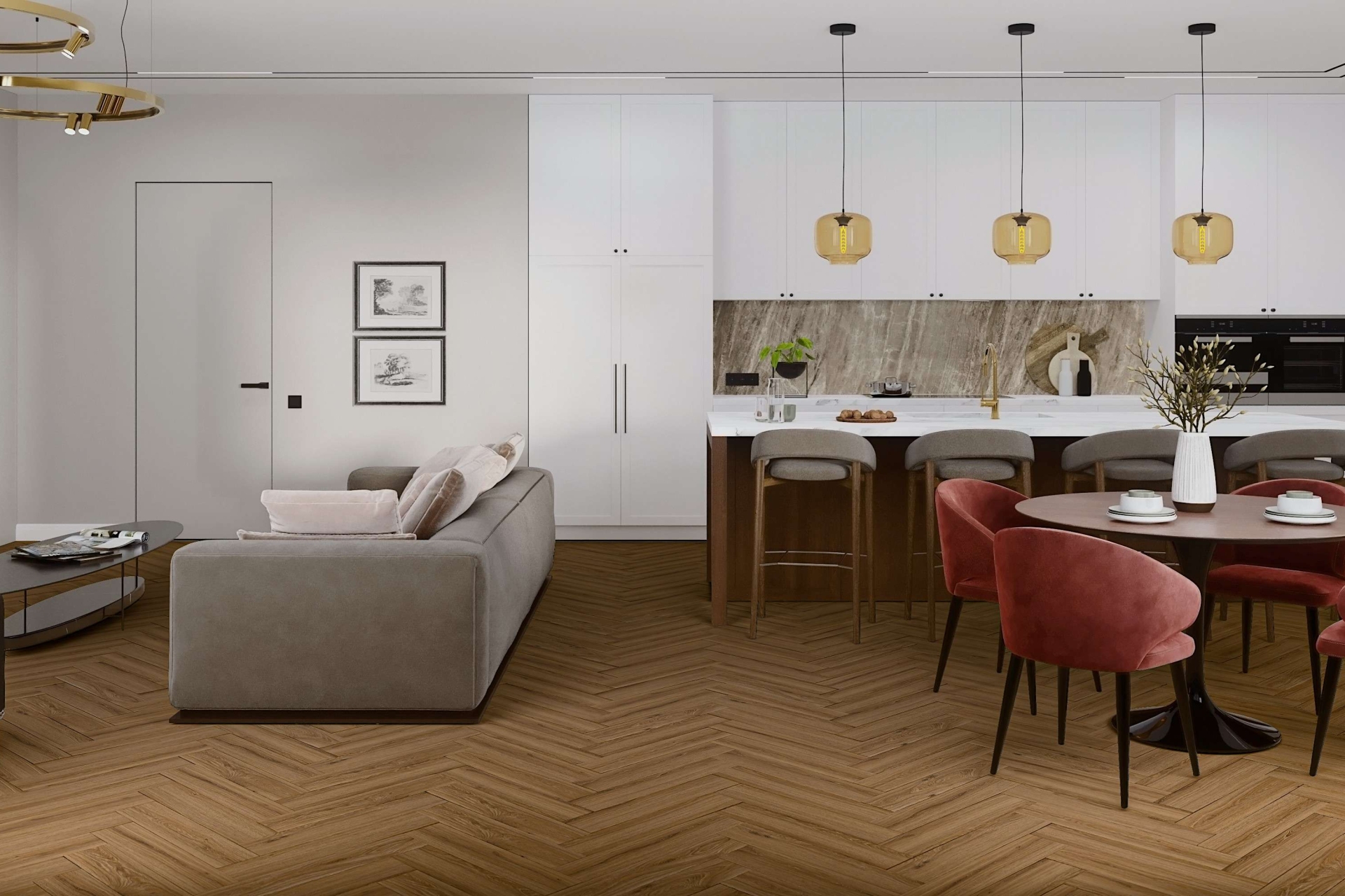 SPC ламинат «Damy Floor» Лидс (615*123*4 мм) — купить в Сочи