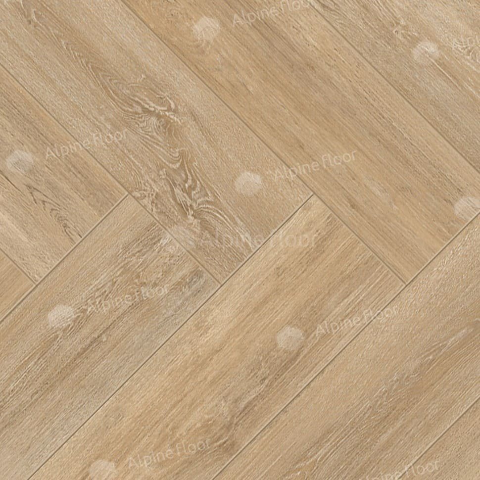 Ламинат "Alpine Floor" Herringbone Дуб Фландрия (606*101*8 мм) — купить в Сочи
