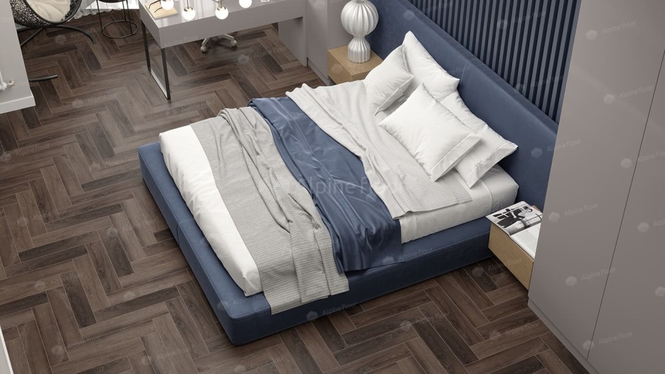Виниловая плитка "Alpine Floor" Parquet LVT Фафнир (590*118*2,5 мм) — купить в Сочи