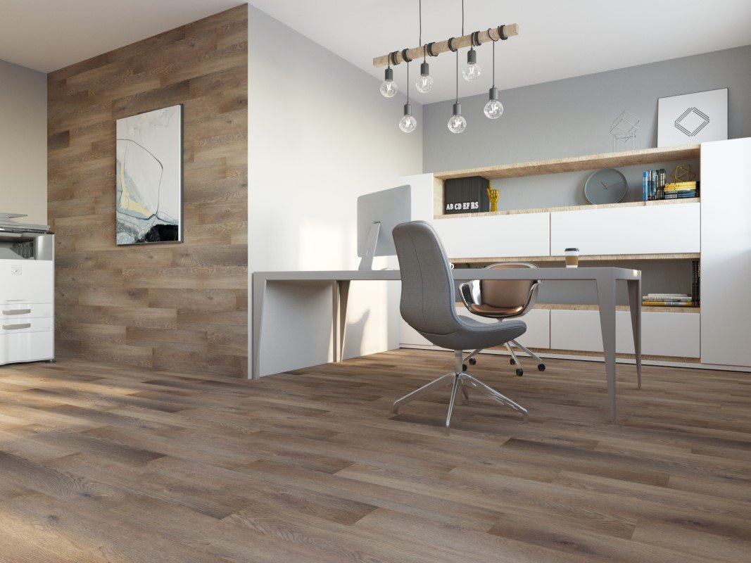 Замковая ПВХ плитка "Art Tile" Дуб Террас (920*150*4 мм) — купить в Сочи