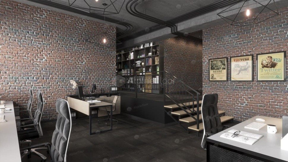 Виниловая плитка "Alpine Floor" Light Stone Ларнака (608*303*2,5 мм) — купить в Сочи