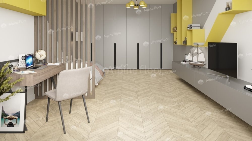 LVT плитка "Alpine Floor" Сонома (555*127*2,5 мм) — купить в Сочи