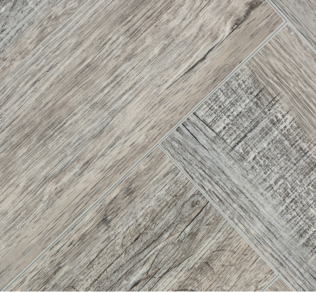 Виниловый ламинат SPC "Cronafloor" Herringbone Дуб Реймс (640*128*4,5 мм) — купить в Сочи