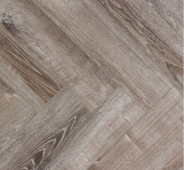 Виниловый ламинат SPC "Cronafloor" Herringbone Дуб Тулон (640*128*4,5 мм) — купить в Сочи