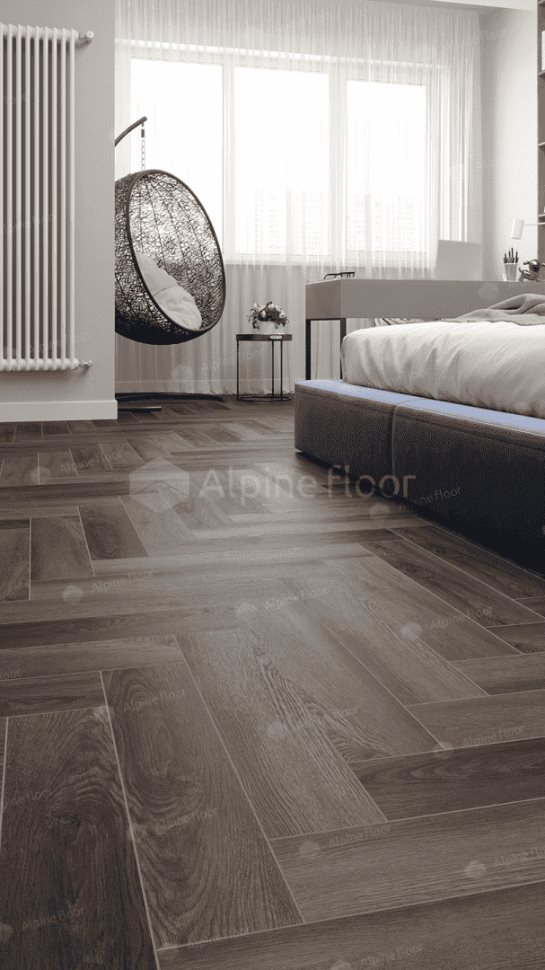 Виниловый ламинат "Alpine Floor" Parquet Light Дуб Фафнир (600*125*4 мм) — купить в Сочи