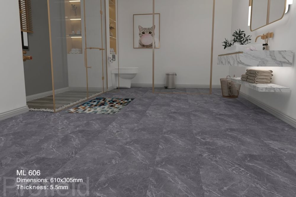 SPC ламинат "Profield" Грей марбл (305*610*5,5 мм) — купить в Сочи