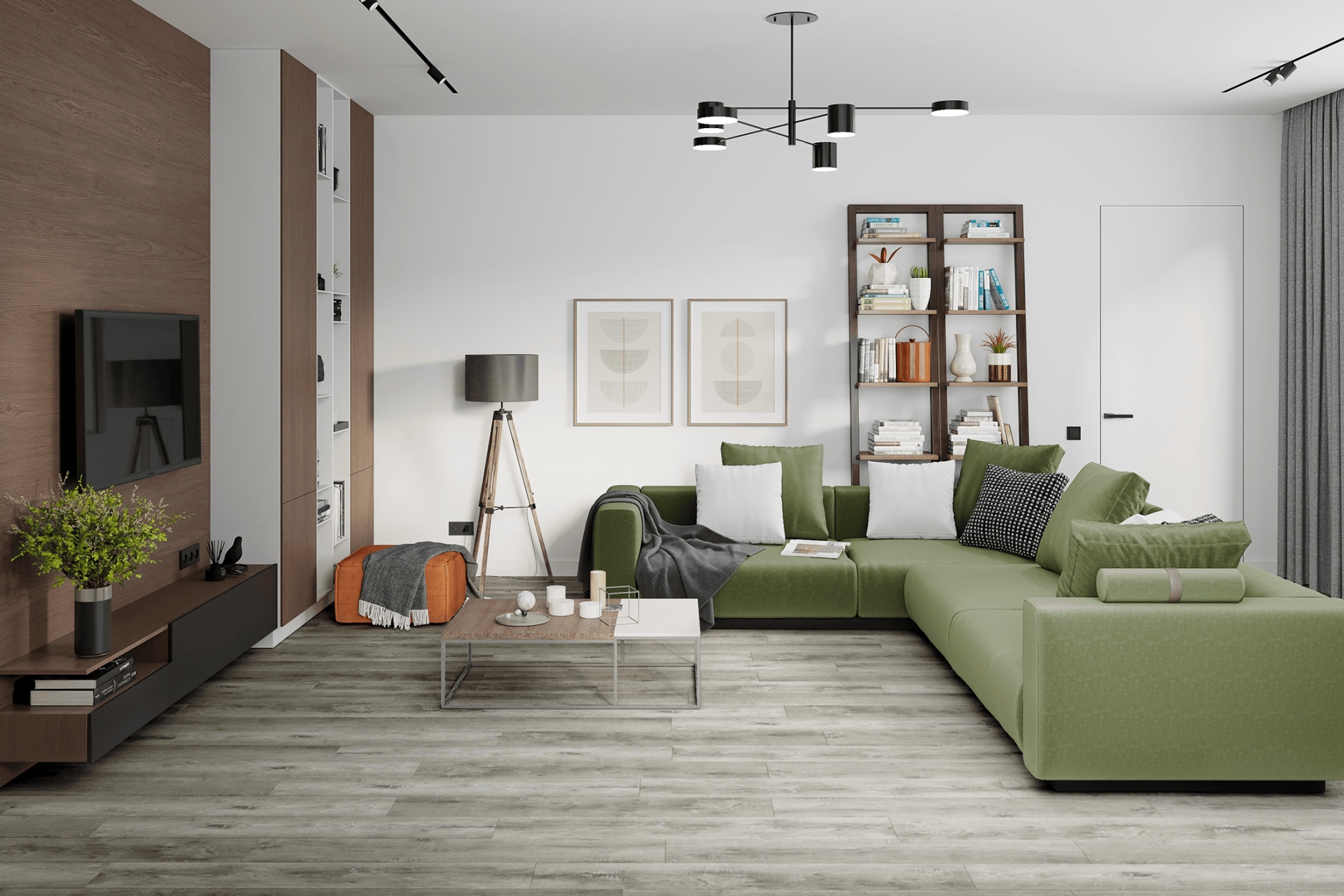 SPC ламинат «Damy Floor» Дуб Рустикальный Серый (1220*180*4 мм) — купить в Сочи