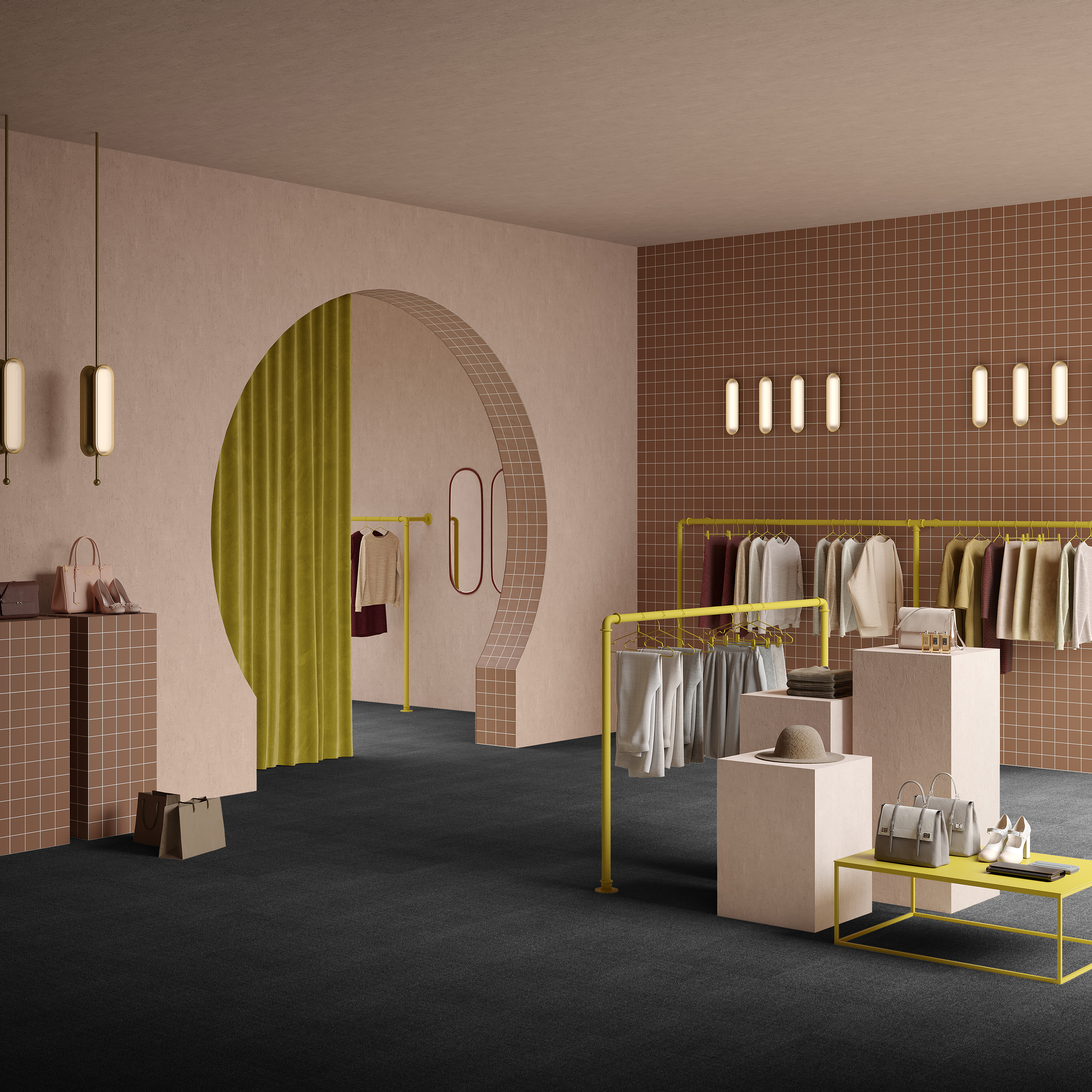 Ковровая плитка Mantra Tile 99 (500*500*6 мм) — купить в Сочи