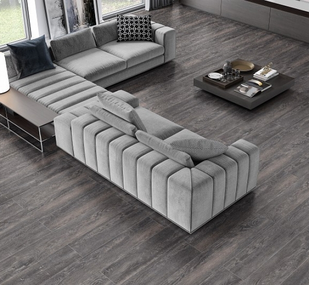 SPC ламинат "CronaFloor" Nano 4V Дуб Морёный (1200*180*3,5 мм) — купить в Сочи