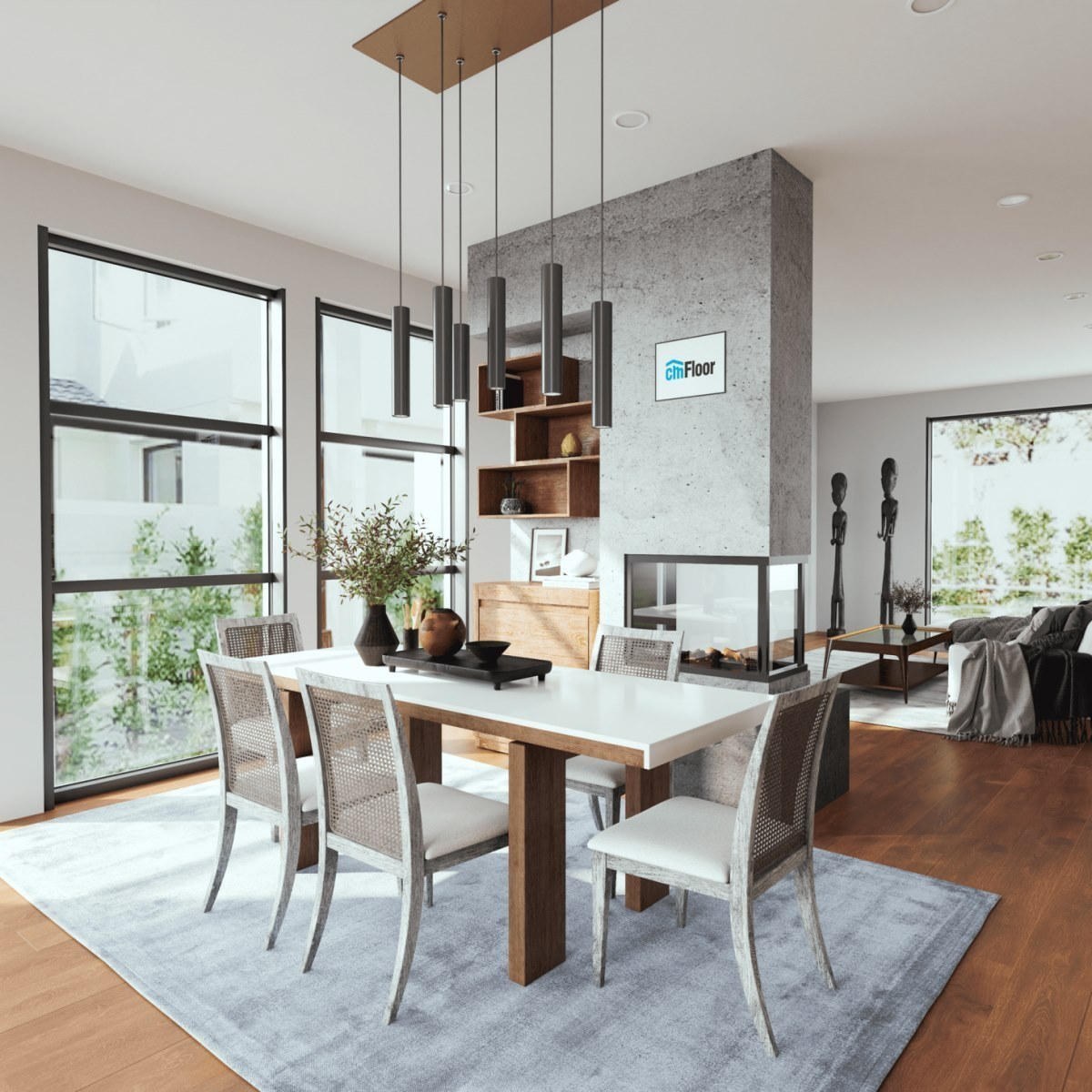 Виниловое напольное покрытие ScandiWood 18 Дуб Корица (180*1220*5 мм) — купить в Сочи