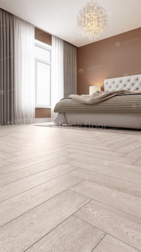 Виниловая плитка "Alpine Floor" Parquet LVT Голубой Лес (590*118*2,5 мм) — купить в Сочи