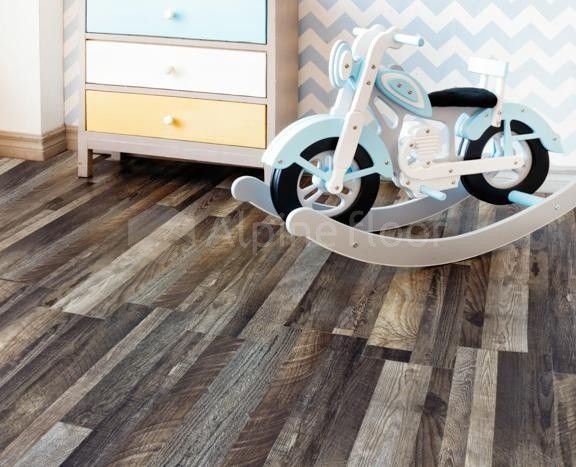 Кварцвиниловая плитка "Alpine Floor" Орех Состаренный (1219*184*3мм) — купить в Сочи