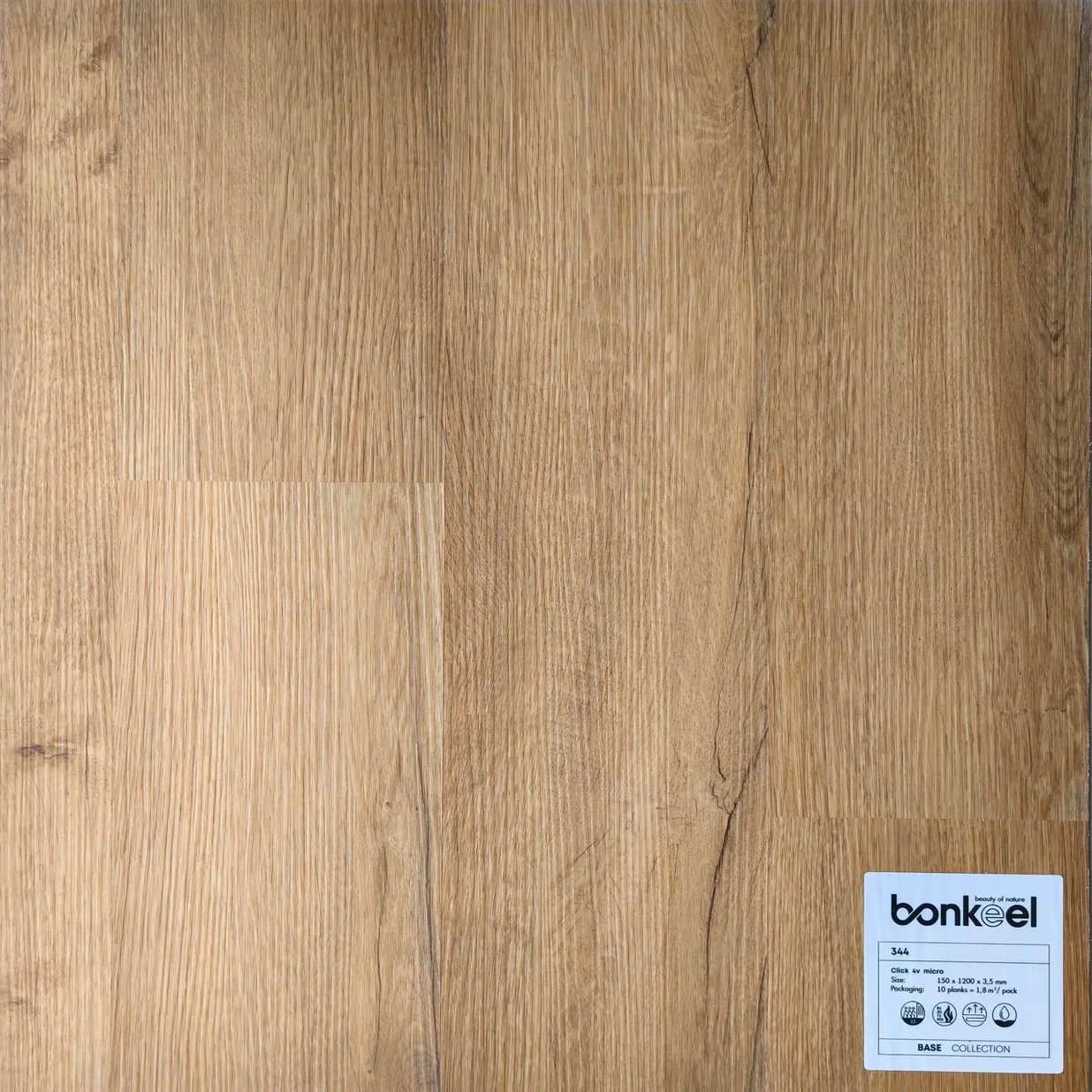 Плитка ПВХ "Bonkeel" Base New 344 (1220*150*3,5 мм) — купить в Сочи
