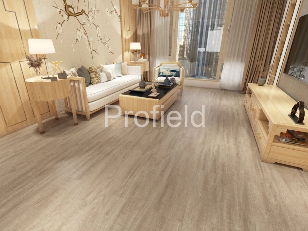HSPC ламинат "Profield" Тик натуральный (1200*228*5,5 мм) — купить в Сочи
