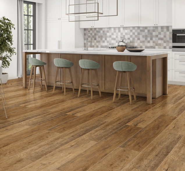 SPC ламинат "CronaFloor" Wood 4V Дуб Робуста (1200*180*4 мм) — купить в Сочи