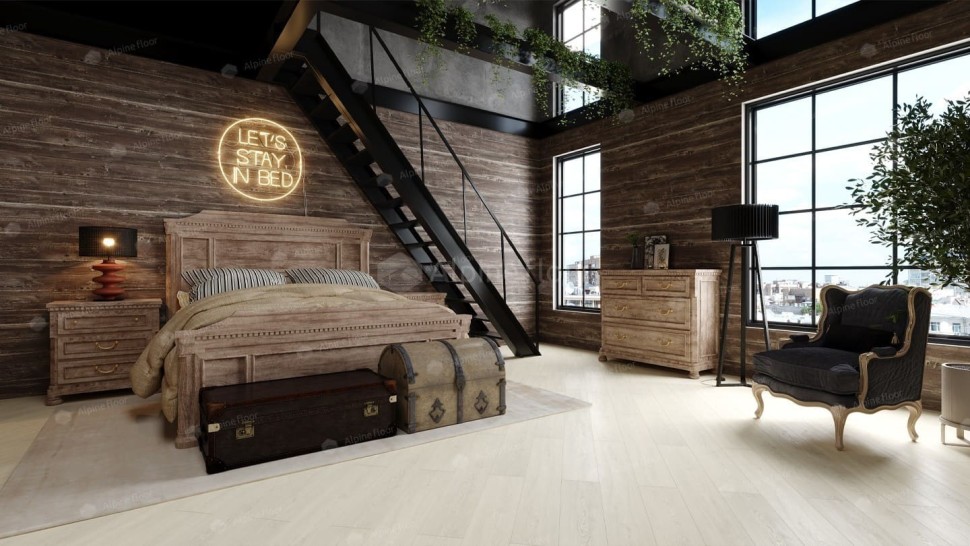 Виниловый ламинат "Alpine Floor" Classic Light MC Дуб Арктик (1220*183*3,5 мм) — купить в Сочи