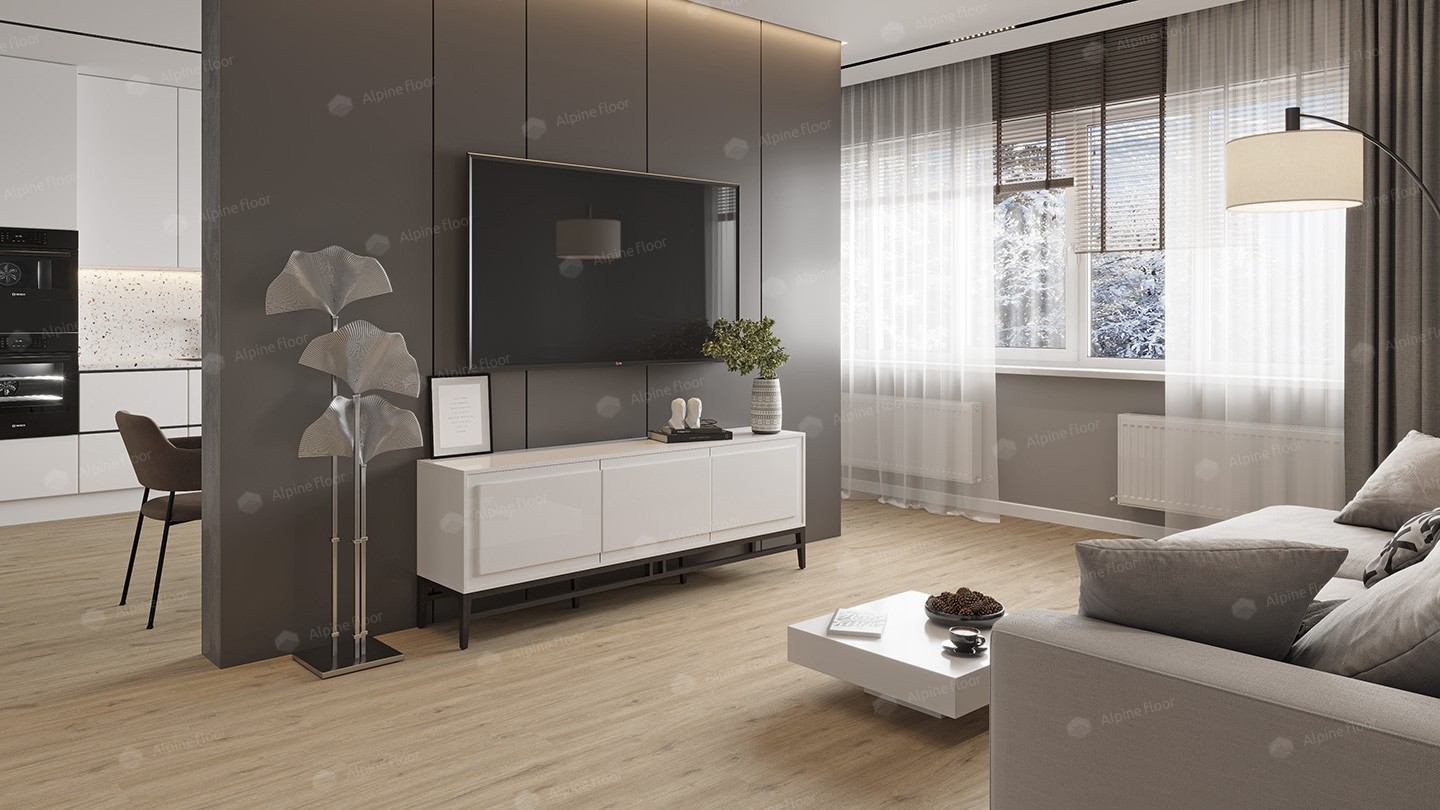 SPC ламинат "Alpine Floor" Анданте (1220*183*3,5 мм) — купить в Сочи