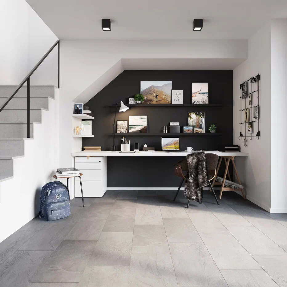 SPC ламинат "Invictus" Groovy Granite Steel (603*298*6мм) — купить в Сочи