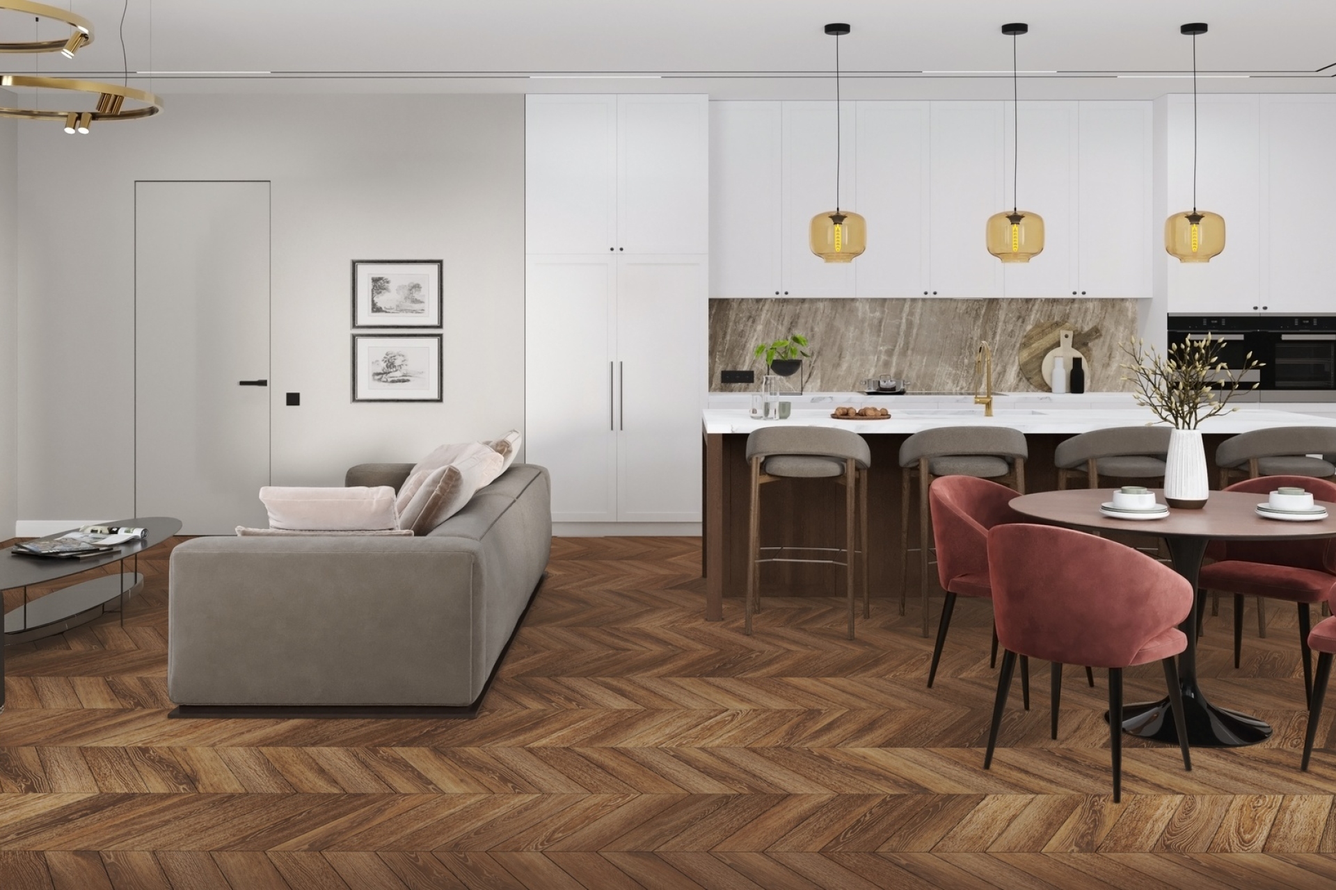 Усовершенствованная кварц-виниловая плитка «Damy Floor» Шайо (600*127*2,5 мм) — купить в Сочи