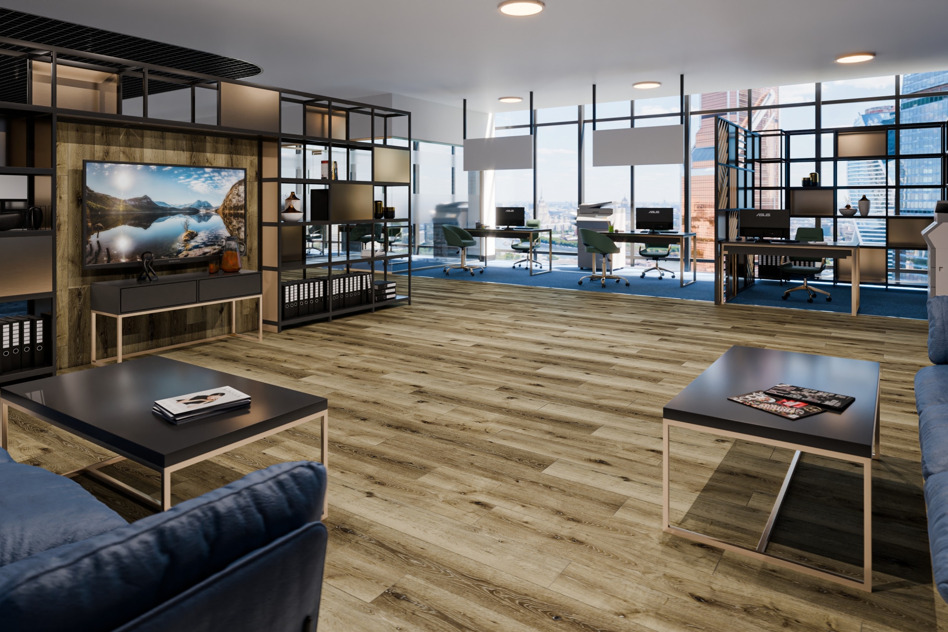 Усовершенствованная кварц-виниловая плитка «Damy Floor» Дуб Провинциальный (1227*187*2,5 мм) — купить в Сочи