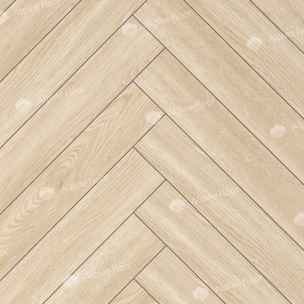 Ламинат "Alpine Floor" Herringbone 12 Дуб Эльба (600*100*12 мм) — купить в Сочи