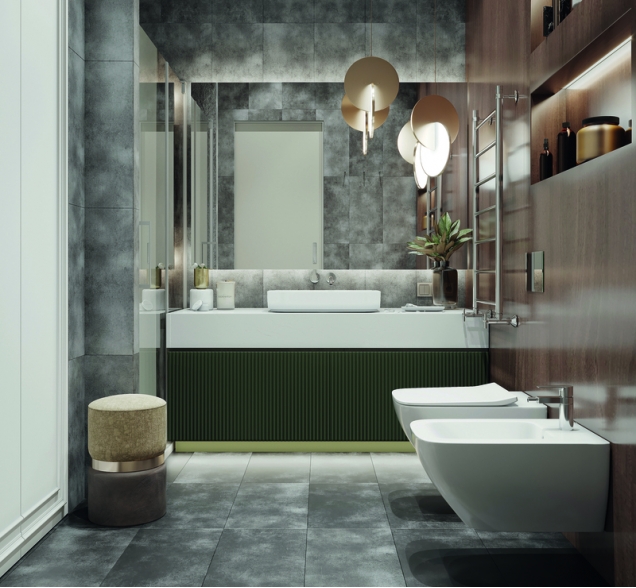 SPC ламинат "CronaFloor" Stone 4V Торнадо Серый (600*300*4 мм) — купить в Сочи