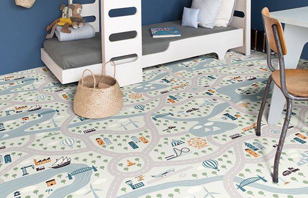 Линолеум бытовой "IVC" Neo Karta 82 (3м) — купить в Сочи