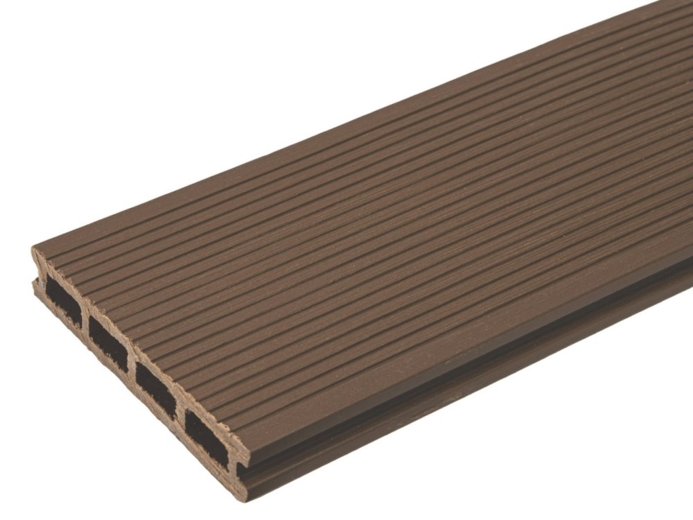 Террасная доска орех TalverWood 150*25мм, 3 D+вельвет брашинг — купить в Сочи