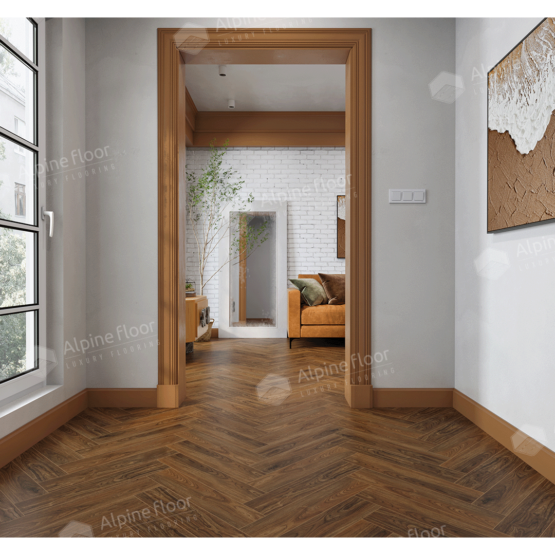 SPC ламинат "Alpine Floor" Орех Кенари (600*125*4 мм) — купить в Сочи