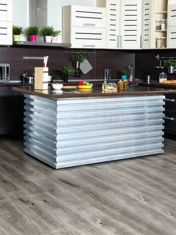 Кварцвиниловая плитка "Alpine Floor" Дуб Дымчатый (1219*184*3мм) — купить в Сочи