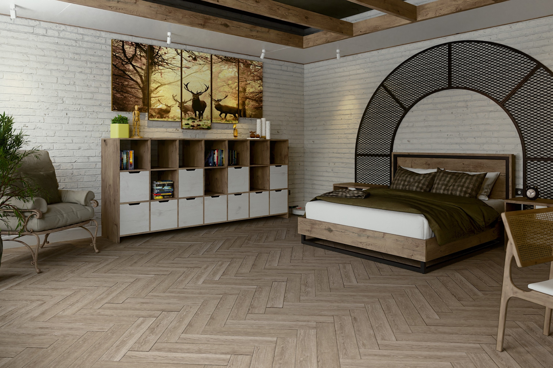 SPC ламинат «Damy Floor» Ливерпуль (615*123*4 мм) — купить в Сочи