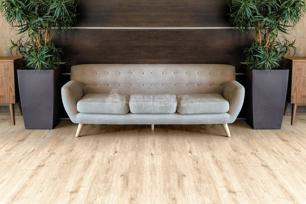 Замковая ПВХ плитка "Alpine Floor" Дуб Ваниль  (1220*183*4мм) — купить в Сочи