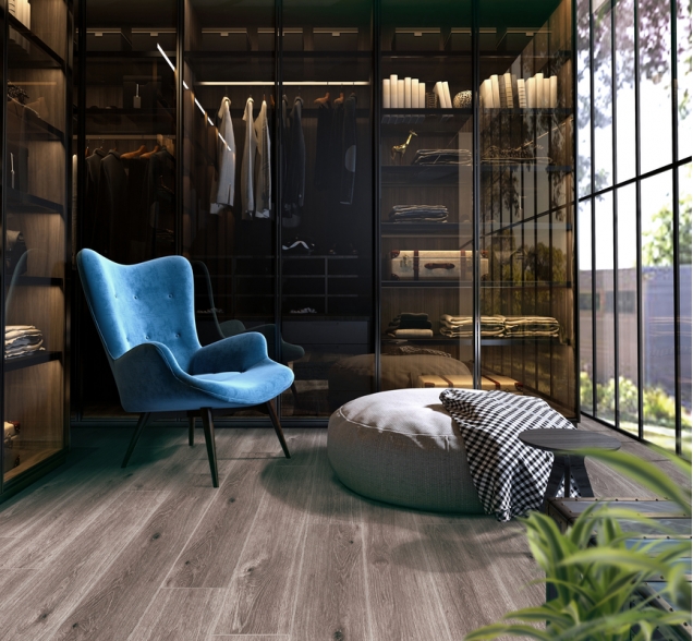 SPC ламинат "CronaFloor" Wood 4V Дуб Хельсинки (1200*180*4 мм) — купить в Сочи