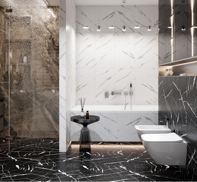 SPC ламинат "CronaFloor" Stone 4V Ноче (600*300*4 мм) — купить в Сочи