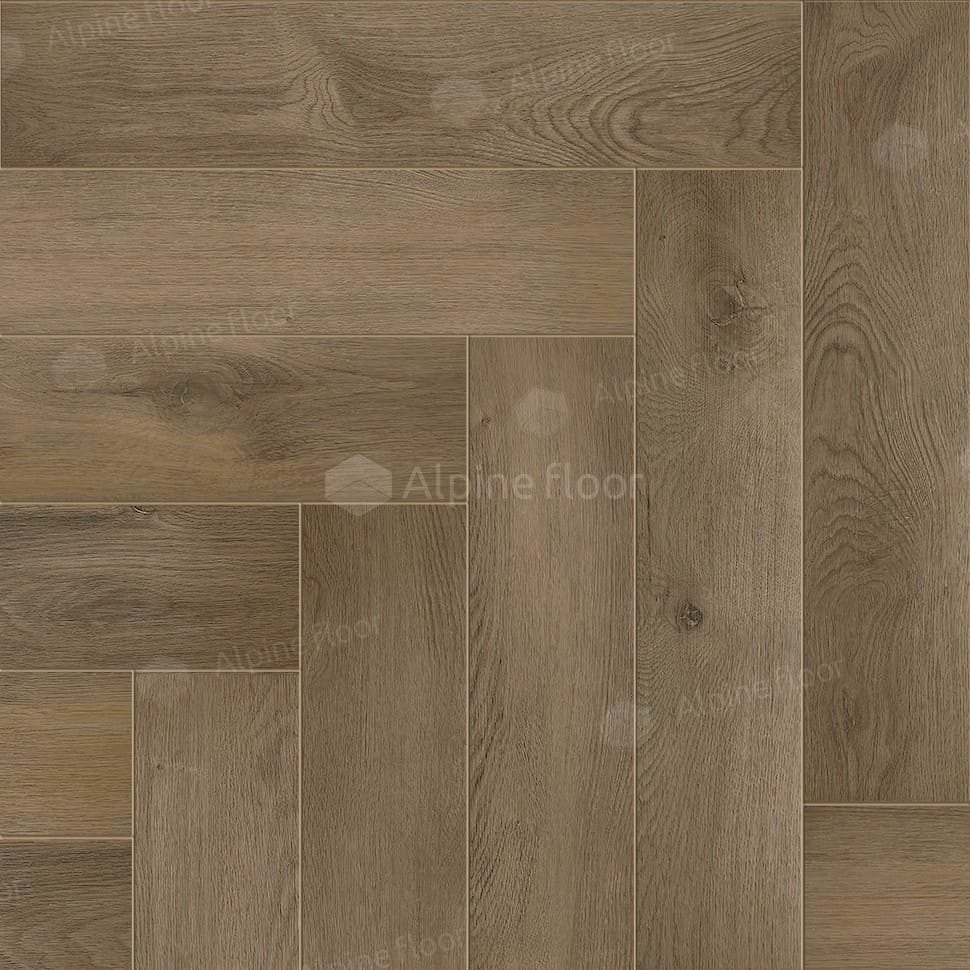 Виниловая плитка "Alpine Floor" Parquet LVT Дуб Насыщенный (590*118*2,5 мм) — купить в Сочи