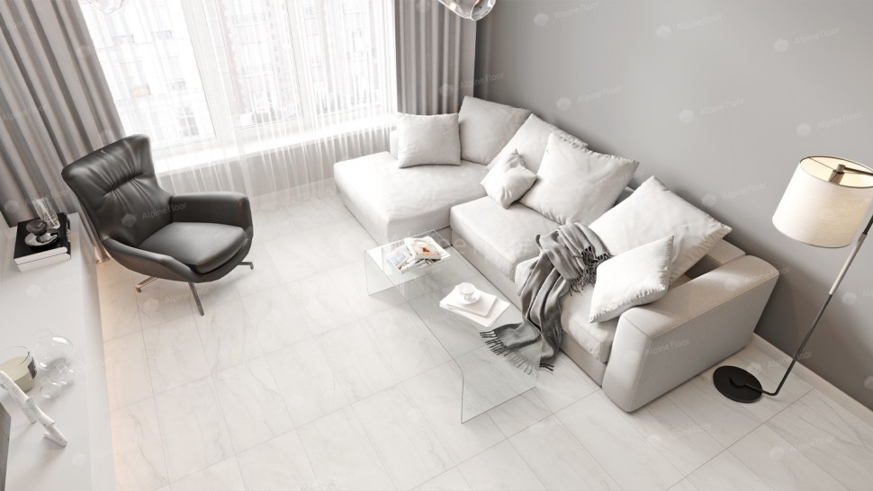 Виниловая плитка "Alpine Floor" Light Stone Брайс (608*303*2,5 мм) — купить в Сочи