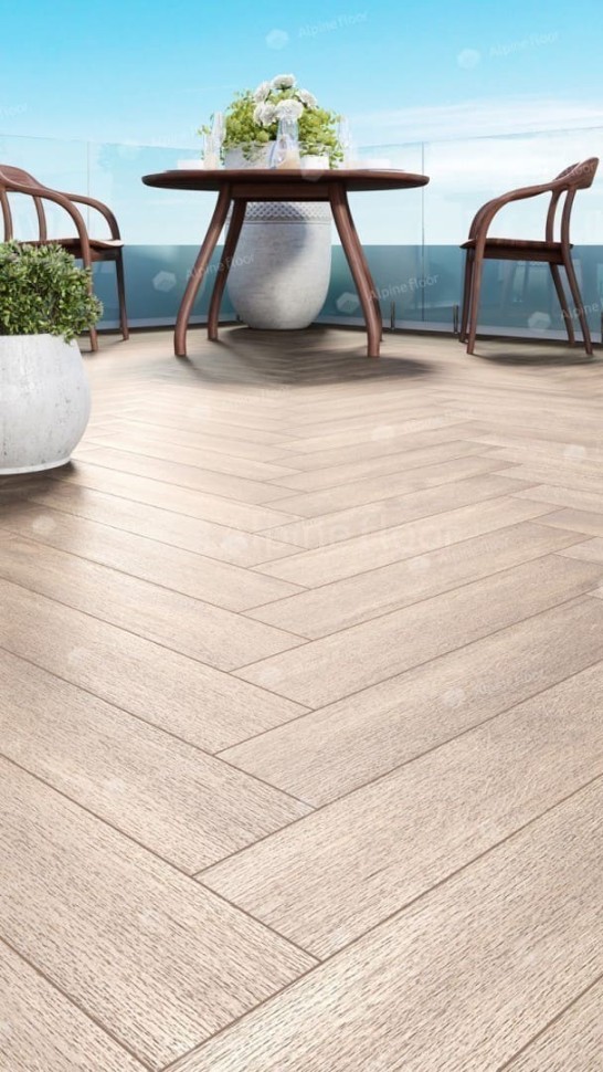 Виниловая плитка "Alpine Floor" Parquet LVT Макадамия (590*118*2,5 мм) — купить в Сочи