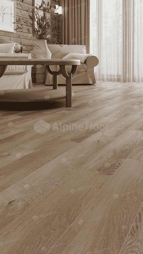 Виниловый ламинат "Alpine Floor" Parquet Light Дуб Синистра (600*125*4 мм) — купить в Сочи