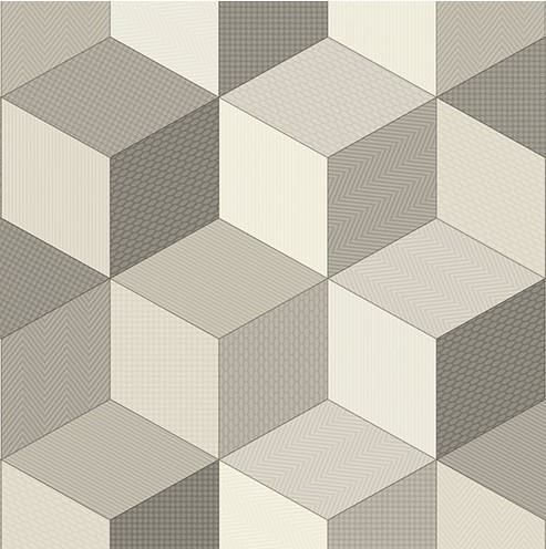 Линолеум бытовой "IVC" Bingo Cubes 83 (3м) — купить в Сочи