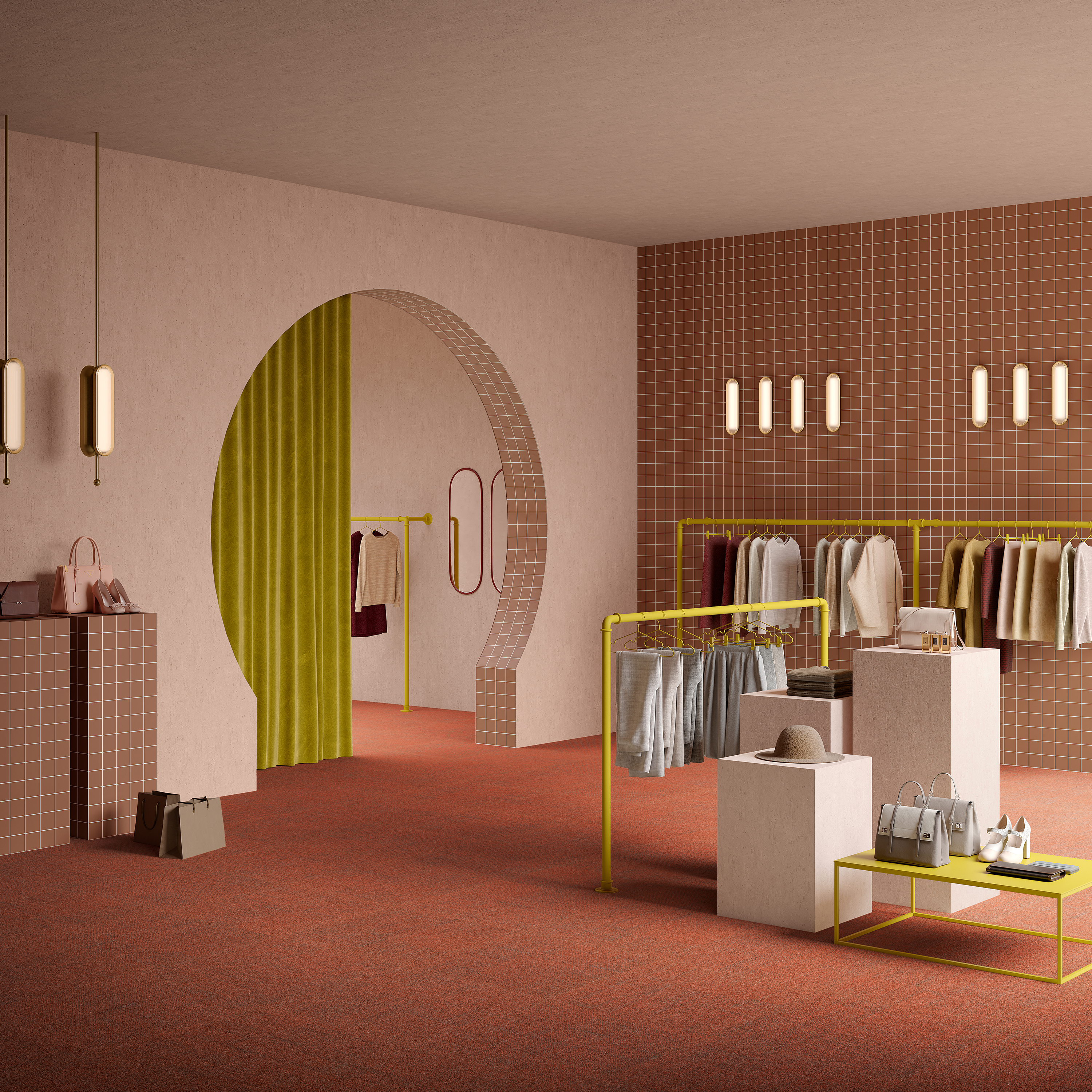 Ковровая плитка Mantra Tile 89 (500*500*6 мм) — купить в Сочи