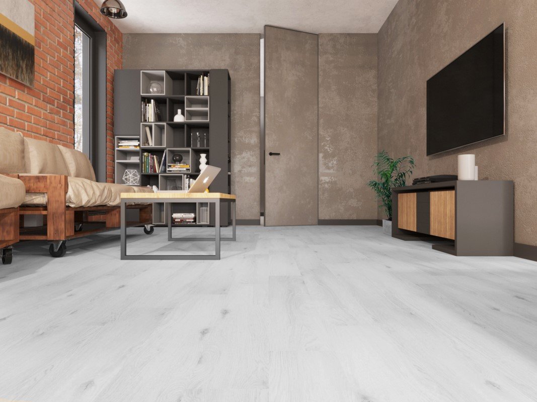 Замковая ПВХ плитка "Art Tile" Ясень Эдмонтон (920*150*4 мм) — купить в Сочи