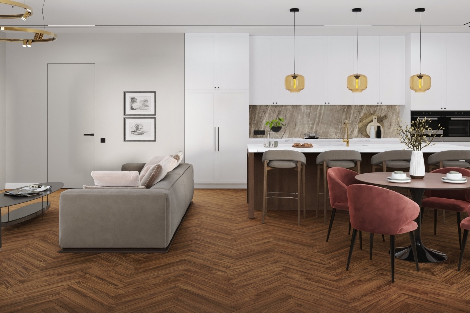 SPC ламинат «Damy Floor» Дерби (615*123*4 мм) — купить в Сочи