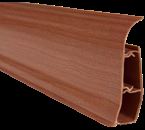 Плинтус "Идеал" пластиковый Элит Вишня темная (2500*22*67 мм) — купить в Сочи