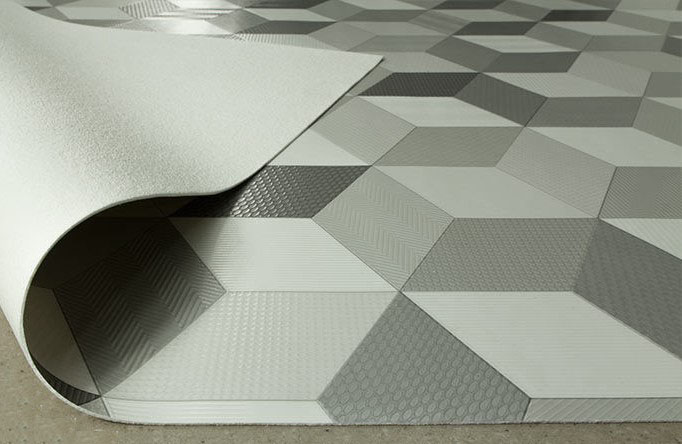 Линолеум бытовой "IVC" Bingo Cubes 83 (3м) — купить в Сочи