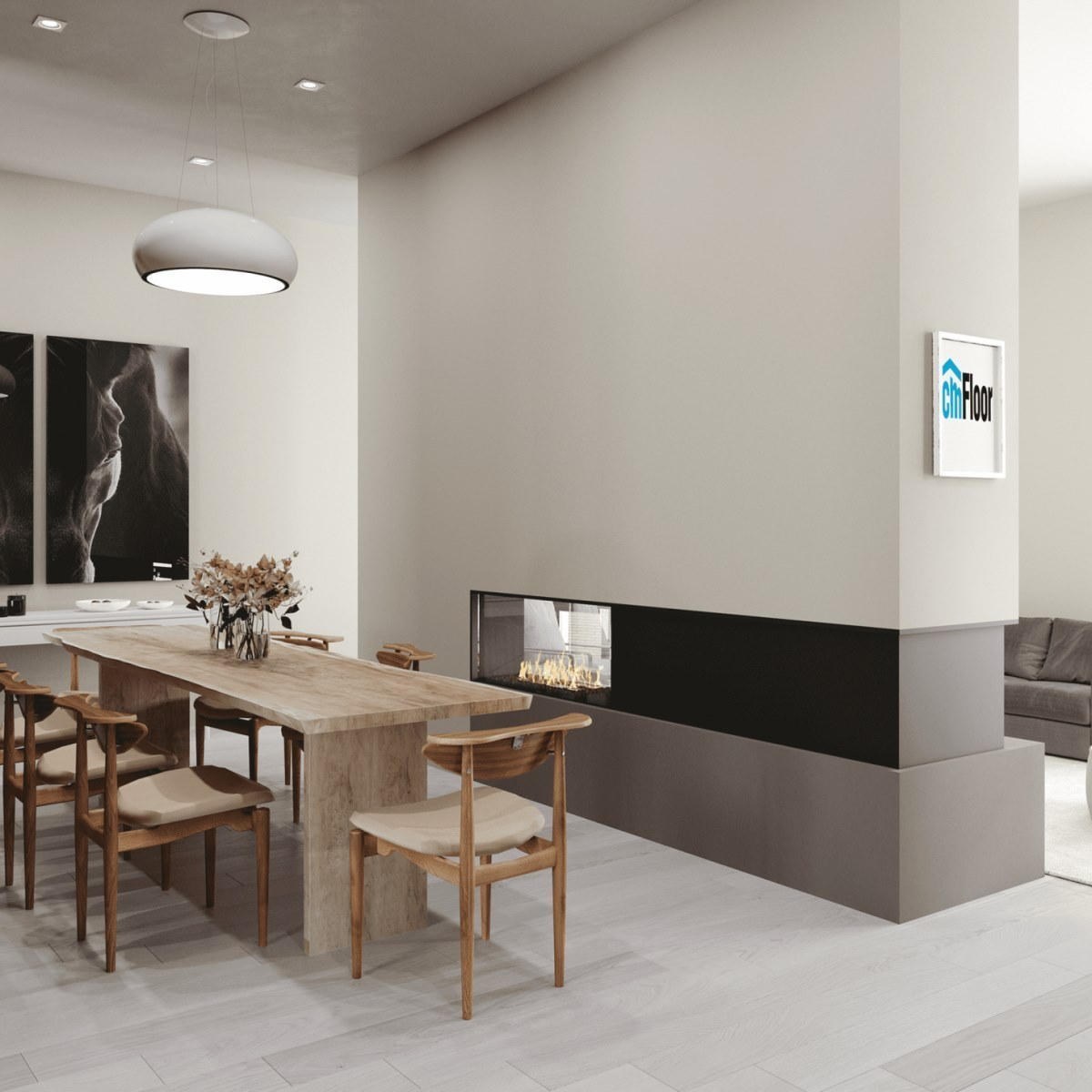 Виниловое напольное покрытие ScandiWood 02 Дуб Белый (180*1220*5 мм) — купить в Сочи