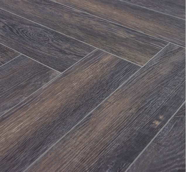 Виниловый ламинат SPC "Cronafloor" Herringbone Дуб Бордо (640*128*4,5 мм) — купить в Сочи