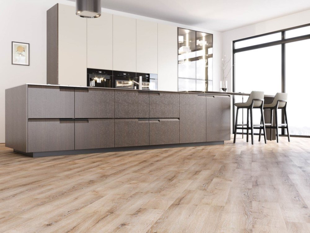 Замковая ПВХ плитка "Art Tile" Дуб Шеридан (920*150*4 мм) — купить в Сочи