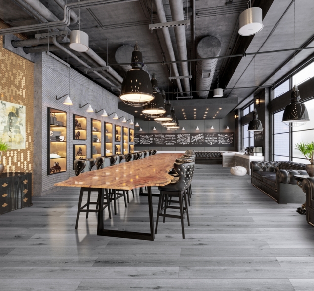 SPC ламинат "CronaFloor" Wood 4V Дуб Серый (1200*180*4 мм) — купить в Сочи