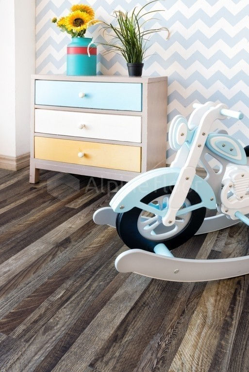 Кварцвиниловая плитка "Alpine Floor" Орех Состаренный  (1219*184*2мм) — купить в Сочи